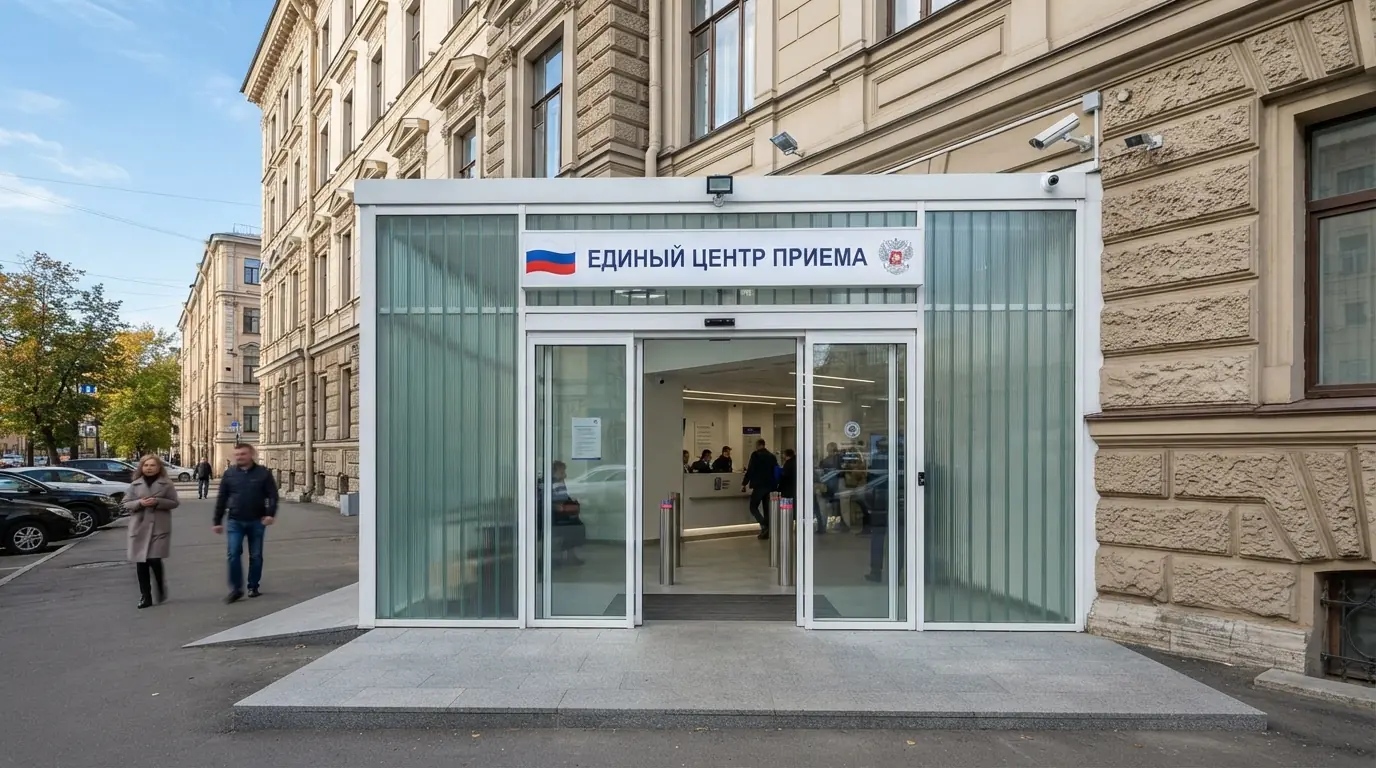 Ремонт входной группы здания — вариант исполнения