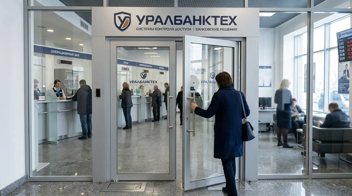 Двустворчатая маятниковая дверь